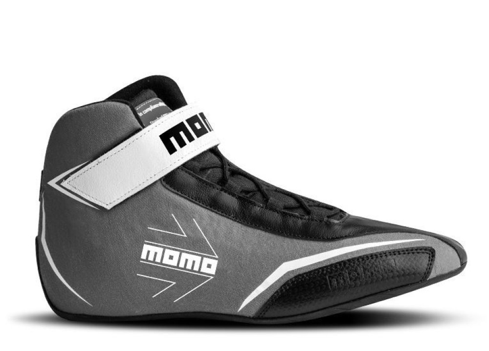 MOMO Rennfahrer-Schuhe CORSA LITE grau